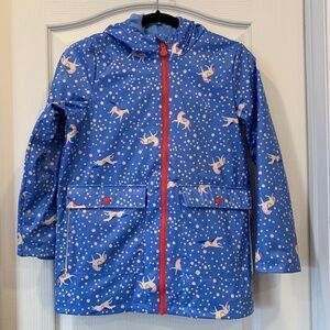Joules – Cozy Lined Rain Jacket with Hood for Kids (Age 10) Read description